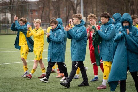 Vaikinų U15 rinktinė išmėgins jėgas su „Kauno Žalgirio“ FA šešiolikmečiais