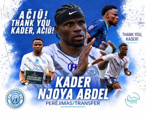 Kader Njoya Abdel karjerą tęs Portugalijos CD Nacional klube
