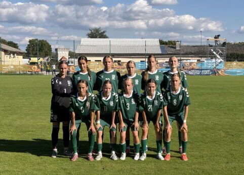 Merginų U15 rinktinė patyrė pralaimėjimą Slovėnijos bendraamžėms