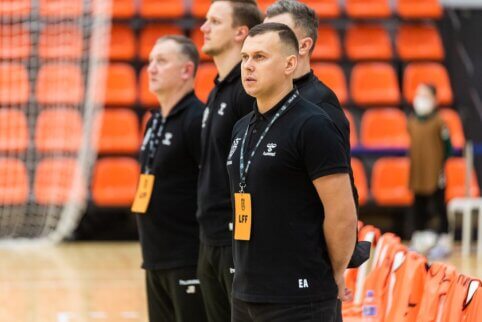 E. Alimkinas įvertino U19 futsal rinktinės augimą: „Savo lygį pakėlėme laipteliu aukščiau“