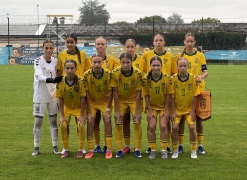 Merginų U15 rinktinė metė iššūkį Vengrijos bendraamžėms