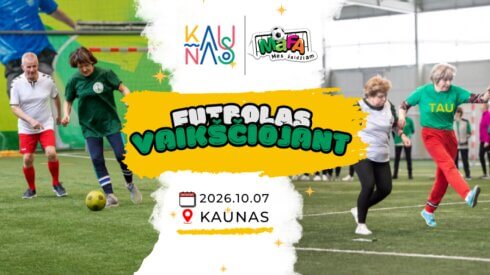 Į „Futbolas vaikščiojant“ turnyrą Kaune įsitrauks 16 komandų