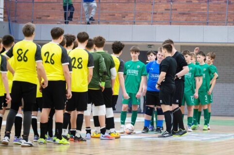 Pradėta registracija į 2026–2027 m. sezono Lietuvos jaunimo futsalo čempionatą