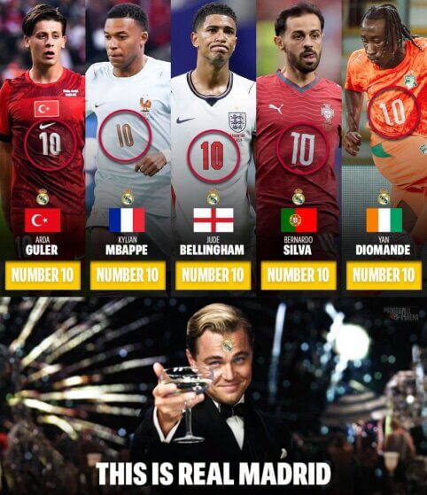 Vienodas „Real“ žaidėjų numeris rinktinėse