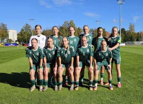 Merginų U17 rinktinė atrankos turnyrą pradėjo lygiosiomis su latvėmis