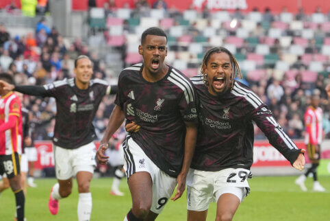 „Liverpool“ išvykoje palaužė „Brentford“