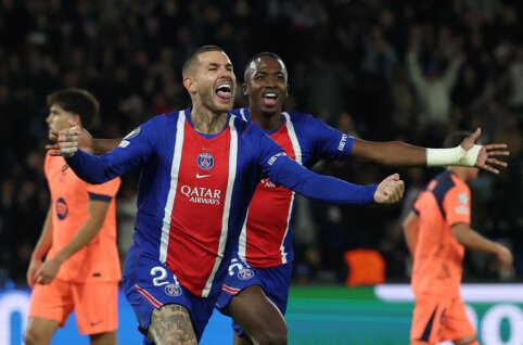 Čempionų lygos trileryje PSG paskandino „Barcelona“ viltis