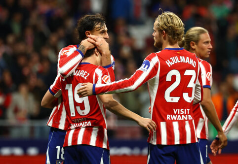 „Atletico“ šventė minimalią pergalę Ispanijoje