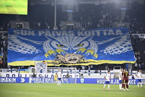 Už aistruolių žinutes baltarusiams – įspūdinga UEFA bauda Suomijai