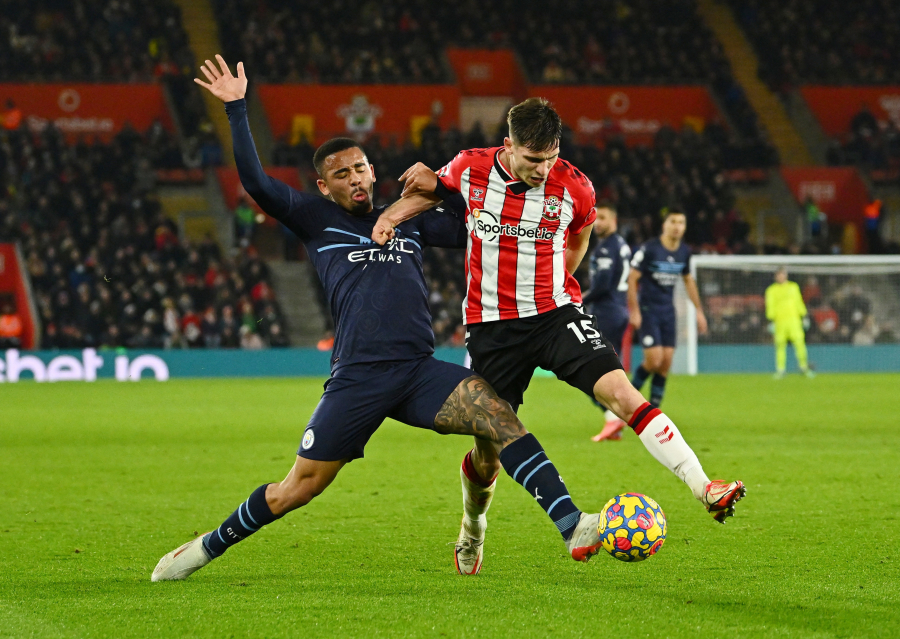 „Manchester City“ išvykoje nesugebėjo palaužti „Southampton“ komandos