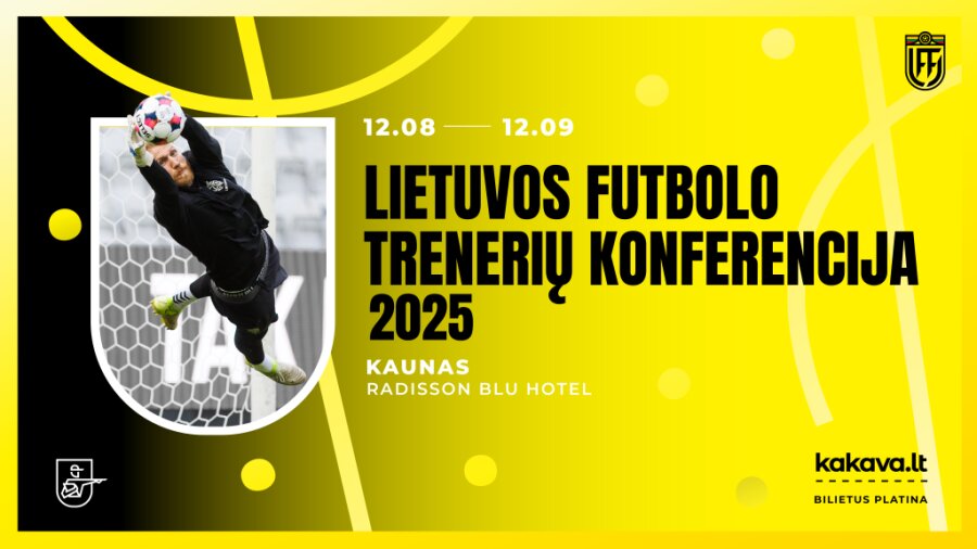 Kaune antrą kartą bus surengta Lietuvos futbolo trenerių konferencija