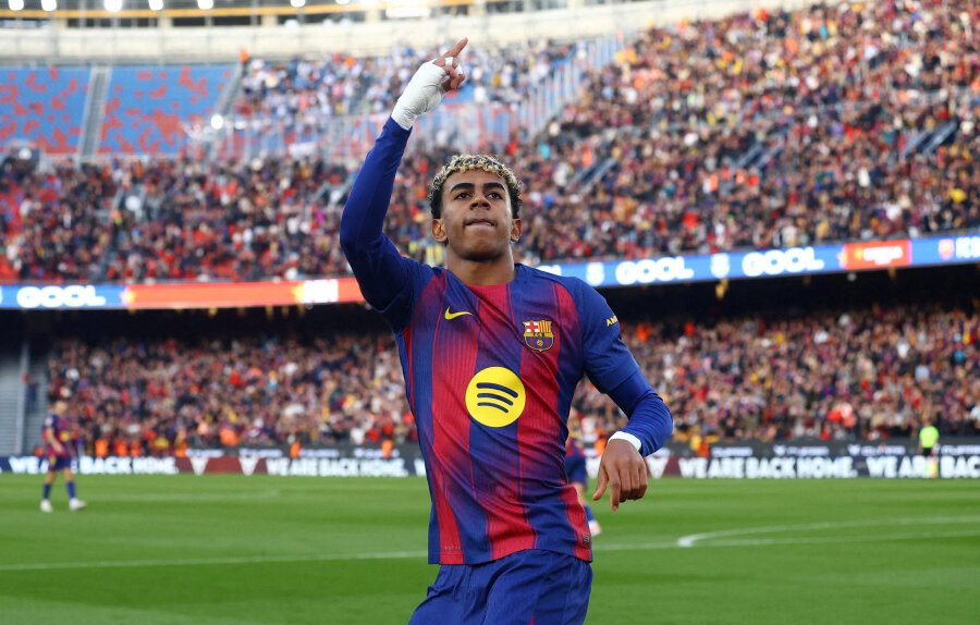 Atsigavimo ženklus parodęs L. Yamalis prisidėjo prie „Barcos“ pergalės