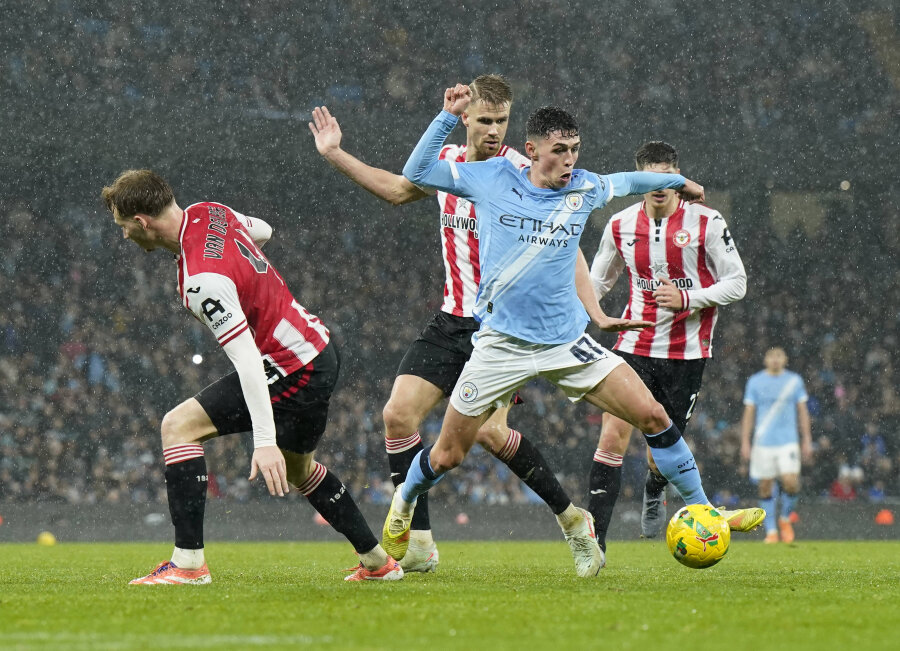„Man City“ žengė į Lygos taurės pusfinalį
