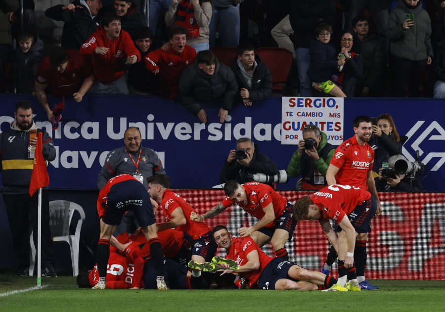 „Osasuna“ per pridėtą laiką išrašė pralaimėjimą „Real“ klubui