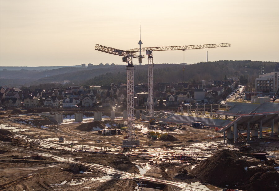 Nacionalinis stadionas auga kaip ant mielių: prasidėjo antrasis statybų etapas