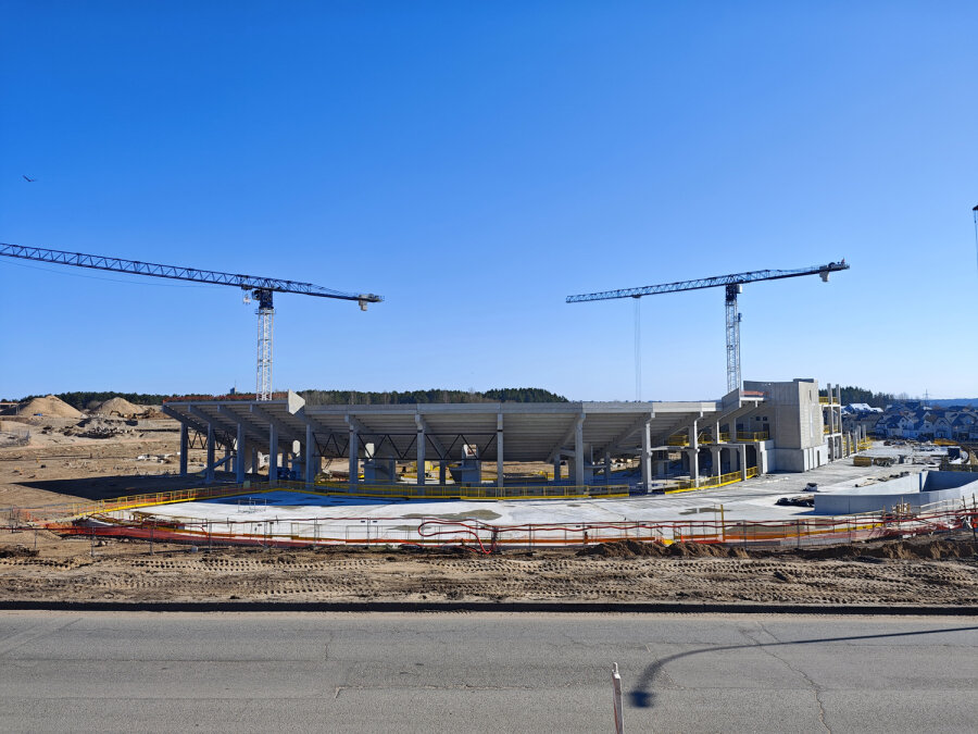 Nacionalinio stadiono statybos pasiekė istorinę ribą
