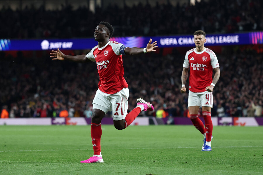 B. Saka įvartis nutiesė „Arsenal“ kelią į Čempionų lygos finalą