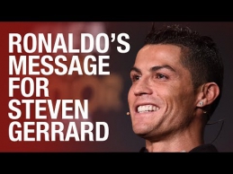 C.Ronaldo nusiuntė video žinutę S.Gerrardui