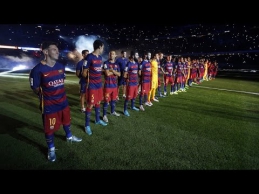Įspūdingas "Barcelona" ekipos pristatymas
