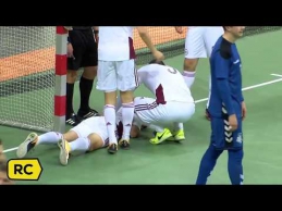 Futsal žaidėjas patyrė kuriozinę traumą