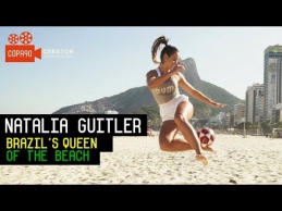 Brazilų paplūdimio karalienė N.Guitler